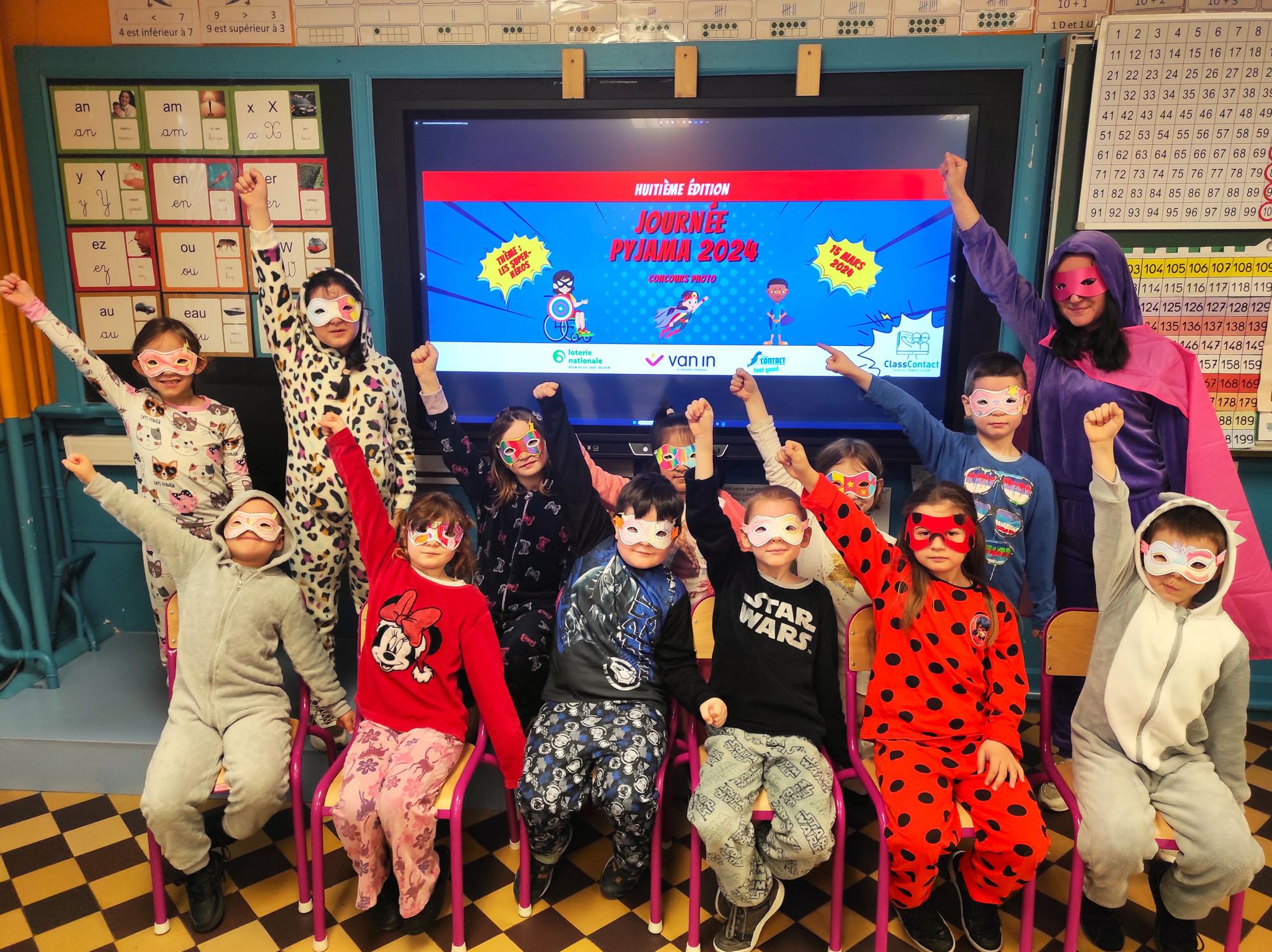 La journ&eacute;e pyjama ClassContact veut sensibiliser &agrave; la d&eacute;scolarisation des enfants malades.