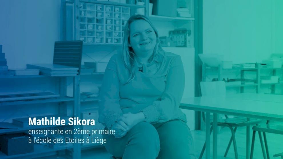 Mathilde, enseignante explique comment utiliser ClassContact et pourquoi c\'est important d\'aider les élèves malades.