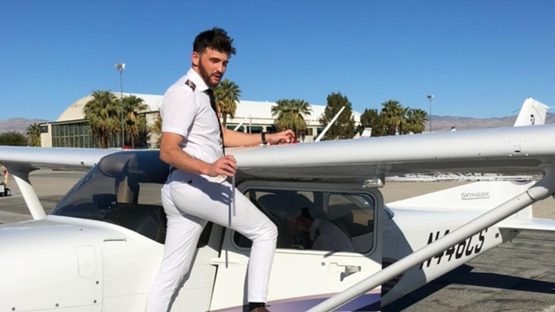 Miguel during his training at EPC's EASA Campus in Southern California. Miguel during his training at EPC's EASA Campus in Southern California.