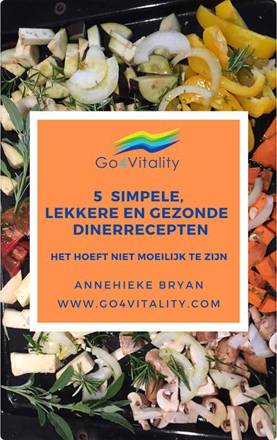 5 x simpele. lekkere en gezonde dinerrecepten Cover van pdf met info over 5 x simpele. lekkere en gezonde dinerrecepten