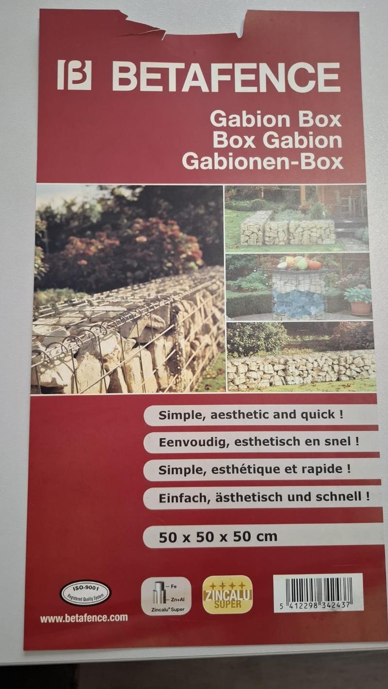 Gabion steenkorf 100x50x50 cm Betafence