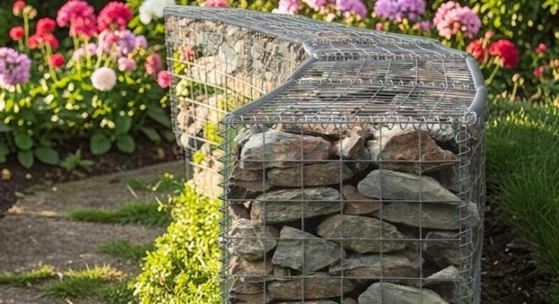 Steenkorf gabion Betafence tuinmuur decoratie