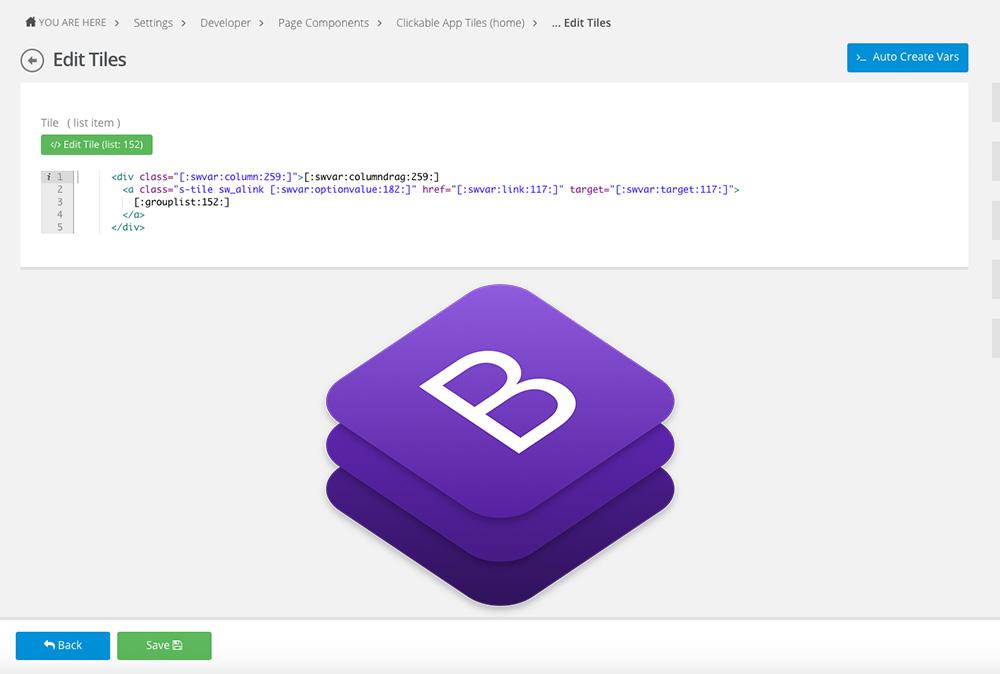 SiteManager - Bootstrap 4