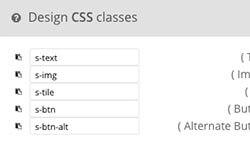 SiteManager - CSS Classes
